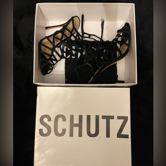 Schutz Juliana Caged Heels - Picture 2 of 7